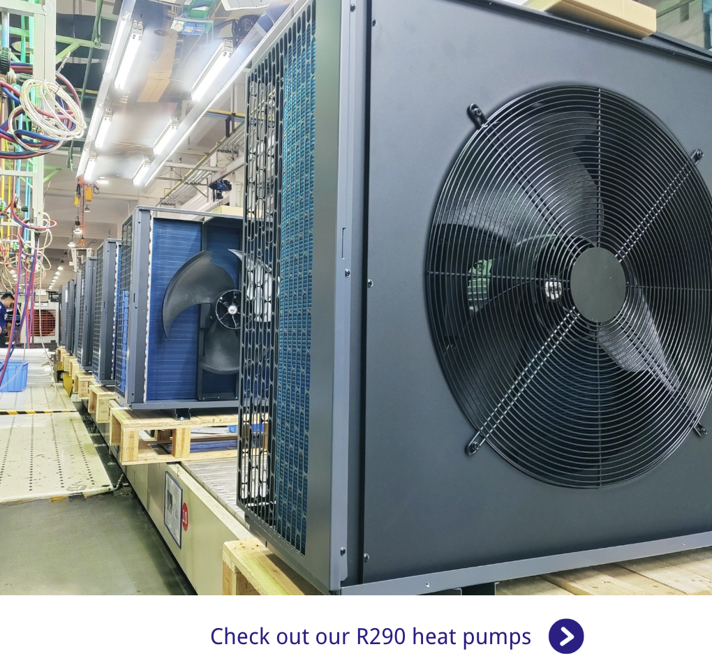 Scopri le nostre pompe di calore R290