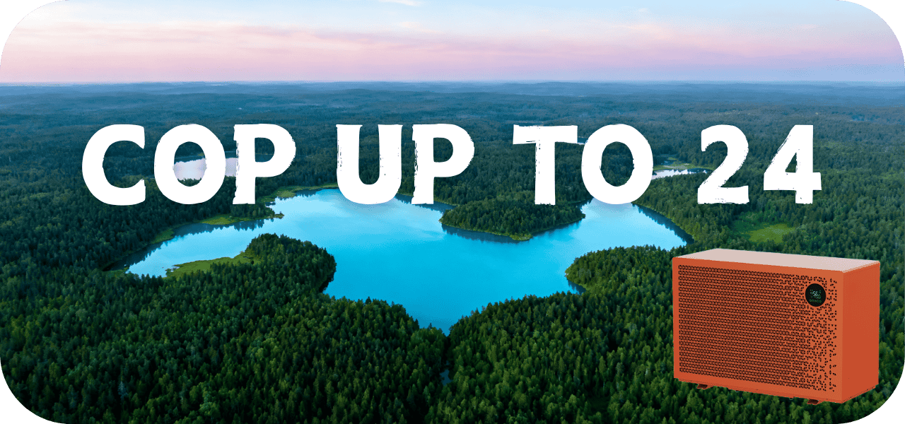 Pompa di calore per piscina COP 24