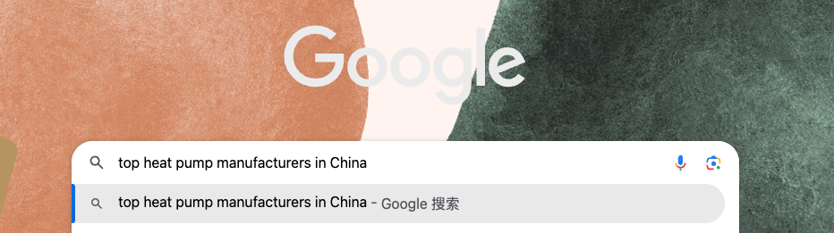 i principali produttori di pompe di calore in Cina da Google